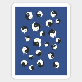 Yinyang pattern 1 Sticker